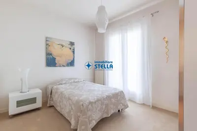 Letto o letti in una camera di Villa Fregonese