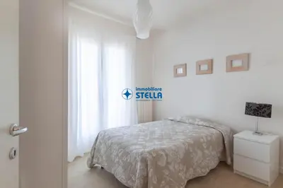 Letto o letti in una camera di Villa Fregonese