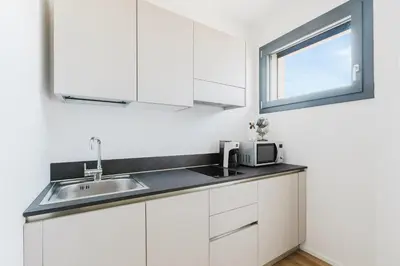 Cucina o angolo cottura di Jesolo Altamarea The Level Suite