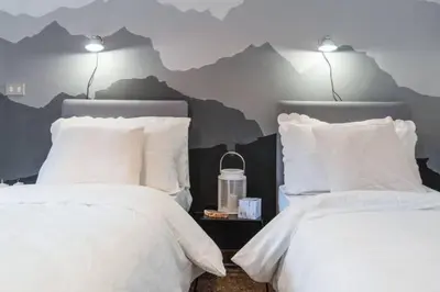 Letto o letti in una camera di Testa d'Oro