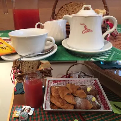 Cibo presso il bed & breakfast o nelle vicinanze