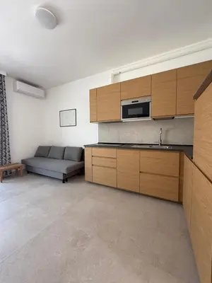 Cucina o angolo cottura di RESIDENCE GARDEN -WALTERIGATO Apartments SOLO PER FAMIGLIE