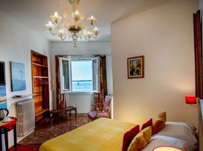 Letto o letti in una camera di Casa Sulla Laguna