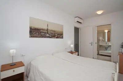 Letto o letti in una camera di Ca' Del Pomo Grana'