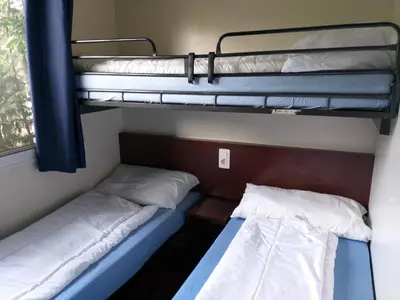 Letto o letti in una camera di Mobilhome Angel