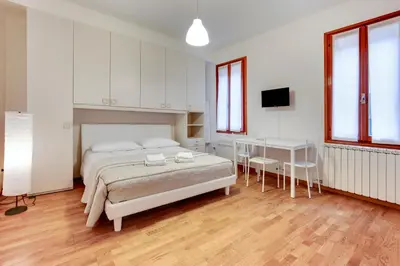 Letto o letti in una camera di Sweet Home