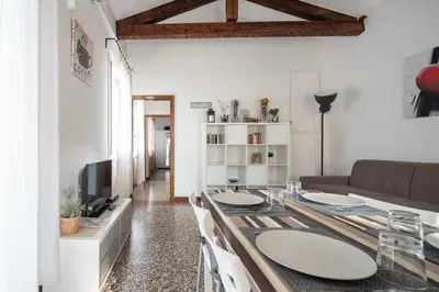 Area soggiorno di Ca' Giorgia Venice Apartment with Balcony