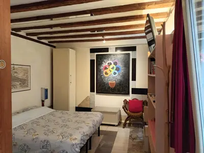 Letto o letti in una camera di Tiepolo's Apartment