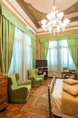 Area soggiorno di Villa Ducale Hotel & Ristorante