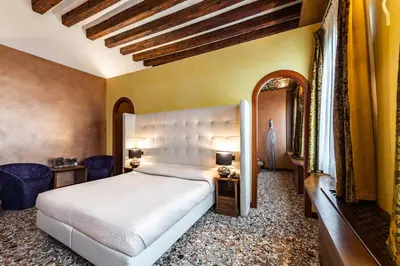 Letto o letti in una camera di Abbazia De Luxe