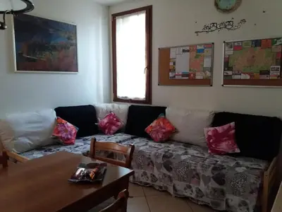 Area soggiorno di Appartamento Acero Rosso