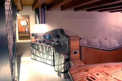 Letto o letti in una camera di Casa Carlo Goldoni