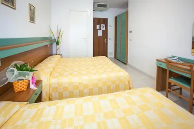 Letto o letti in una camera di Hotel Grand Prix