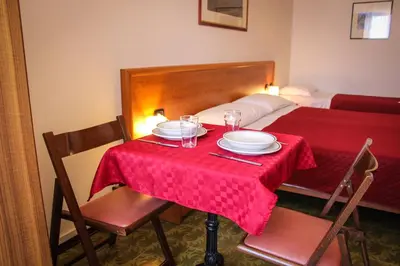 Letto o letti in una camera di Hotel Centrale