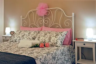 Letto o letti in una camera di Villa Milu