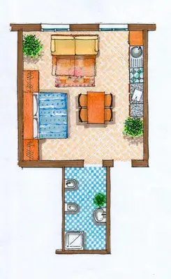 Planimetria di Residence Cà D'oro