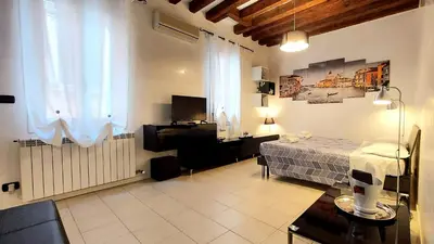 Letto o letti in una camera di Palazzo del Sale, Rialto