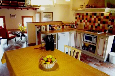 Cucina o angolo cottura di agriturismo Cà Roer
