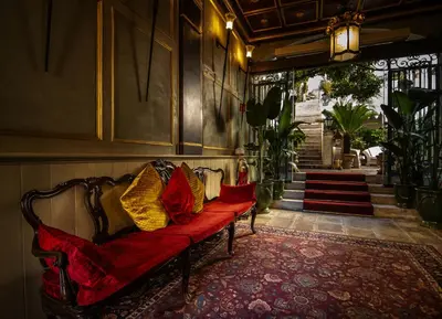 Area soggiorno di Palazzo Paruta & Wellness Suites