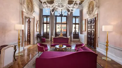Area soggiorno di Hotel Palazzo Giovanelli e Gran Canal