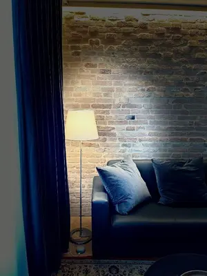 Area soggiorno di ITALIANSTAYRENTALS Suite Falier- Luminosa Venezia