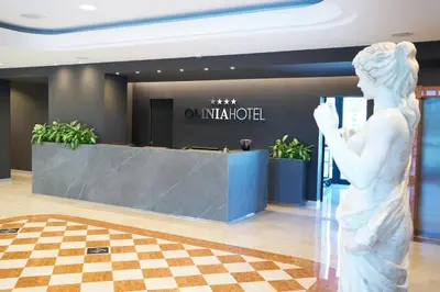 Hall o reception di Hotel Omnia