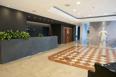 Hall o reception di Hotel Omnia
