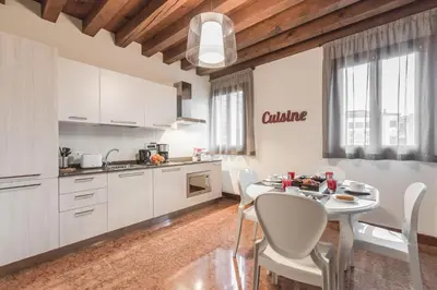 Cucina o angolo cottura di Ca' del Monastero 6 Collection Chic Apartment for 4 Guests with Lift