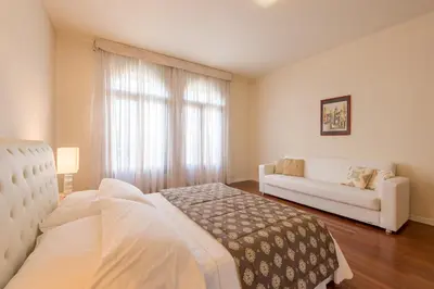 Letto o letti in una camera di Appartamento Masha