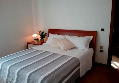 Letto o letti in una camera di Appartamento ai Tigli