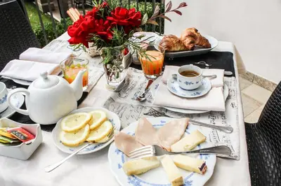 Cibo presso il bed & breakfast o nelle vicinanze