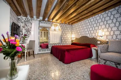 Letto o letti in una camera di Hotel Ca' Nobile Corner