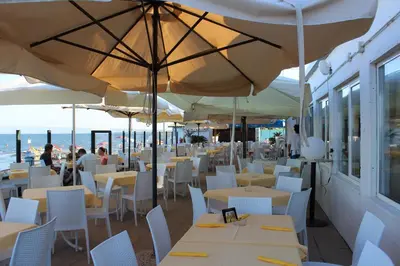 Ristorante o altro punto ristoro di Happy Camp Mobile Homes in Camping Village Rosapineta