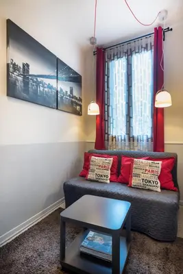 Area soggiorno di Terrazzina - Romantic Pied A Terre at the heart of Cannaregio district