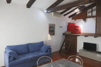 Area soggiorno di Appartamento nel cuore di Venezia