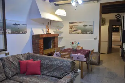 Area soggiorno di Laguna House