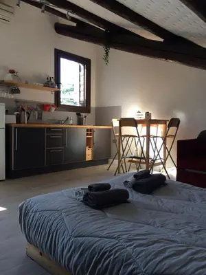 Cucina o angolo cottura di La mansardina