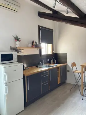 Cucina o angolo cottura di La mansardina