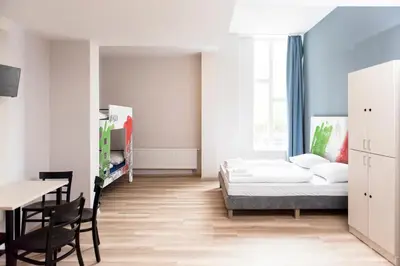Letto o letti in una camera di a&o Hostel Venezia Mestre