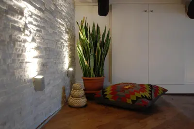 Area soggiorno di Loft Due Cuori con terrazza