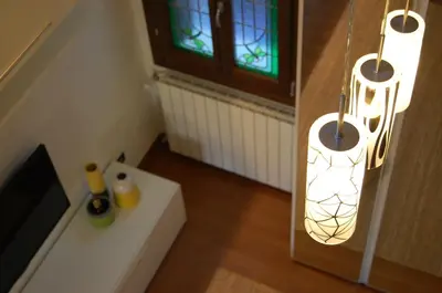 TV o dispositivi per l'intrattenimento presso Loft Due Cuori con terrazza