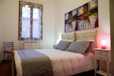 Letto o letti in una camera di Casa Bianca