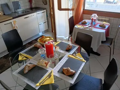 Cucina o angolo cottura di B&B Verrazzano affittacamere