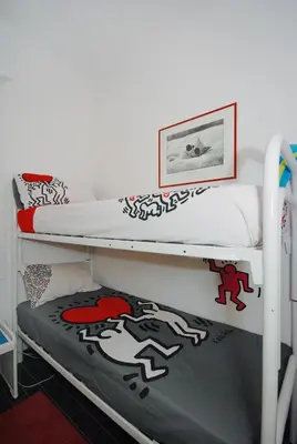 Letto o letti in una camera di Niceflat