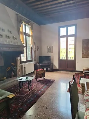 Area soggiorno di Appartamenti inside Palazzo Foscarini