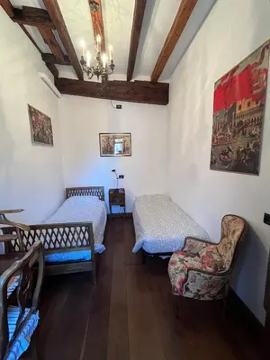 Letto o letti in una camera di Rivalta