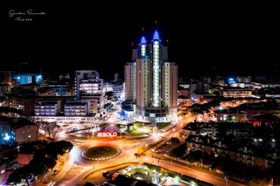Vista generica su Lido di Jesolo o vista sulla città dall'interno dell'appartamento