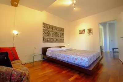 Letto o letti in una camera di La Casetta a Palazzo Grassi