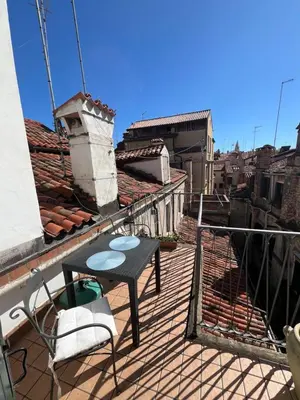 Balcone o terrazza di Romantic Rialto Apartment