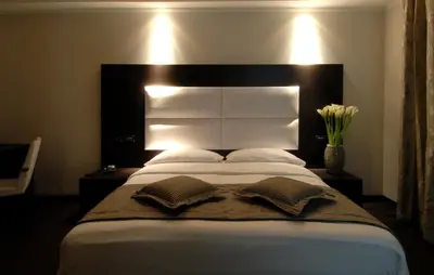 Letto o letti in una camera di Hotel Villa Pannonia